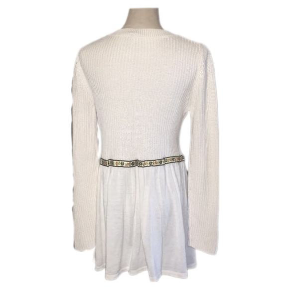 Cupio 🛍️ Beige Tunic Long Sleeve Sz L - Picture 3 of 7